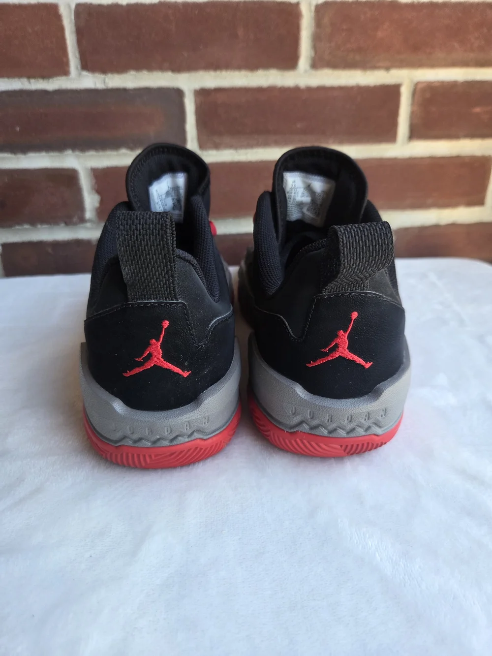 Jordan One Take 4 Bred Men’s 7.5 Black Red Grey Basketball Shoes DO7193-061